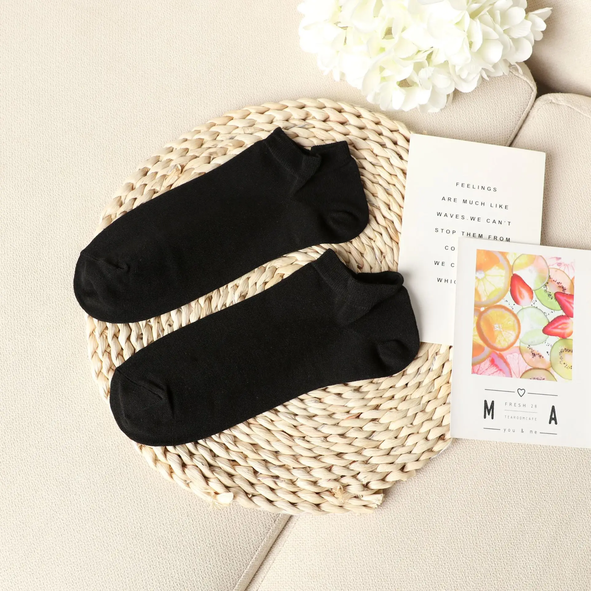 Birdtree 3 uds 80% calcetines náuticos transpirables de seda para hombres finos simples sólidos Anti olor calcetines cortos de boca poco profunda 2024 verano P41489QC