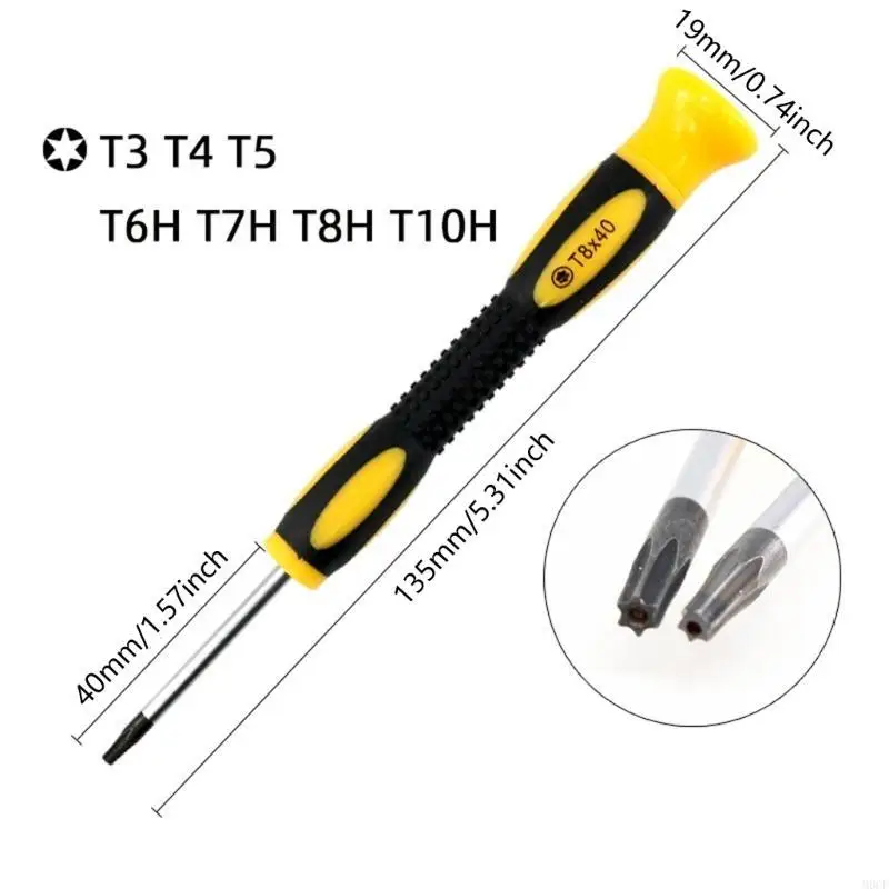 M6CF Comfort Handle Efficient Screwdriver for Electronic Device Maintenance