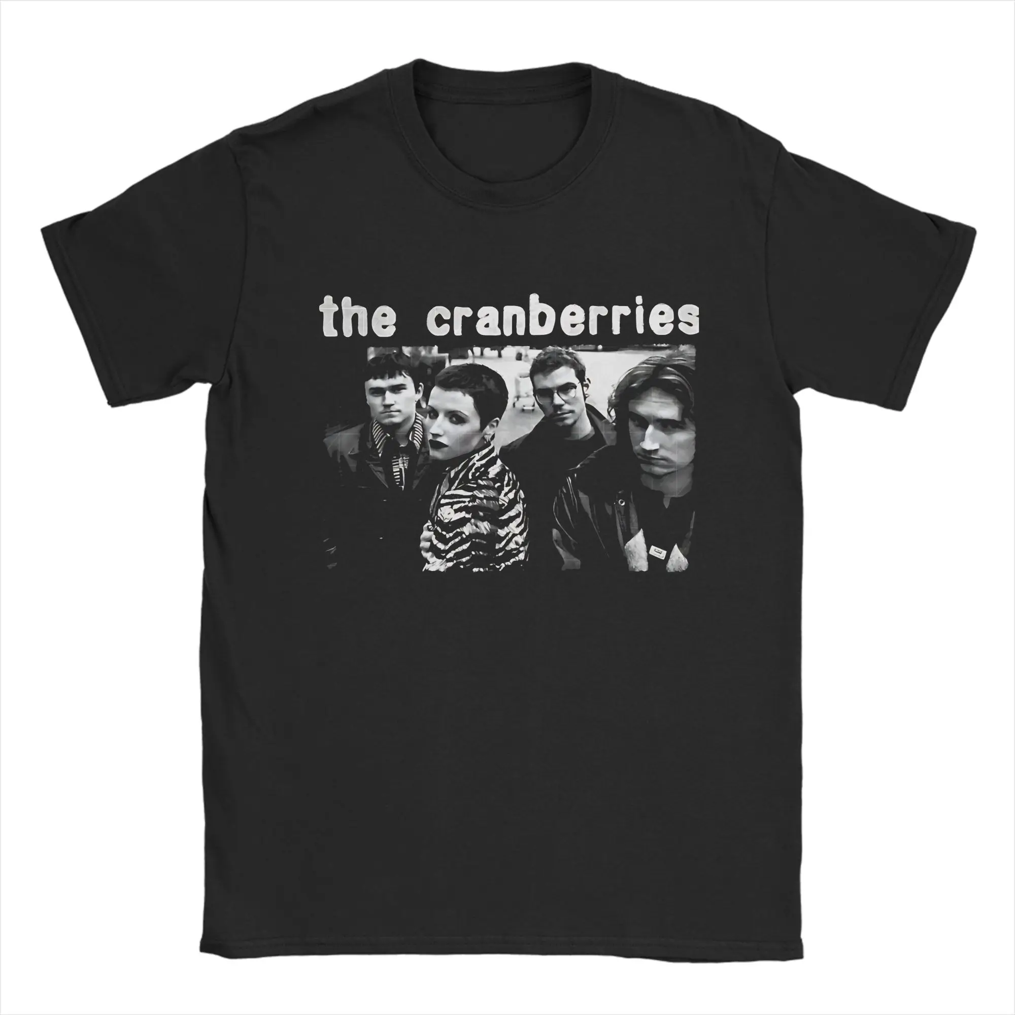 Men Women's  The Cranberries  T Shirts Music  Pure Cotton Tops Fashion Short Sleeve Round Collar Tees Plus Size T-Shirt