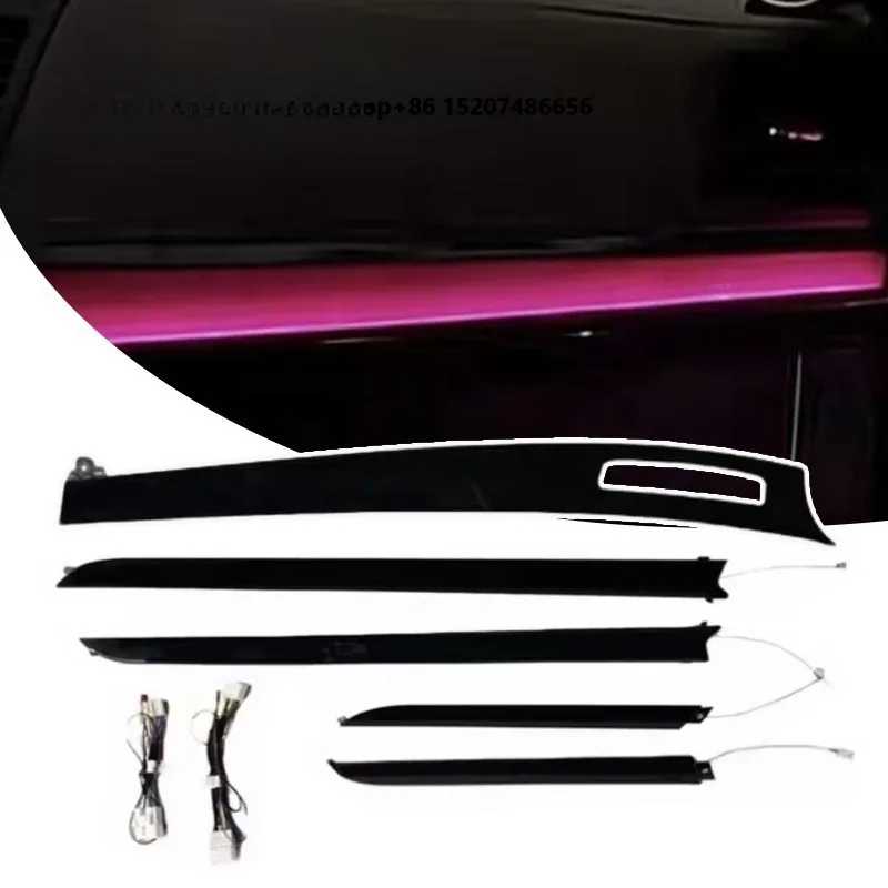 SJC Dynamic Car Ambient Lighting Kit 64-Color Starry Sky LED Interior Decor Atmosphere Lamp for Lancer EX 2009-2016