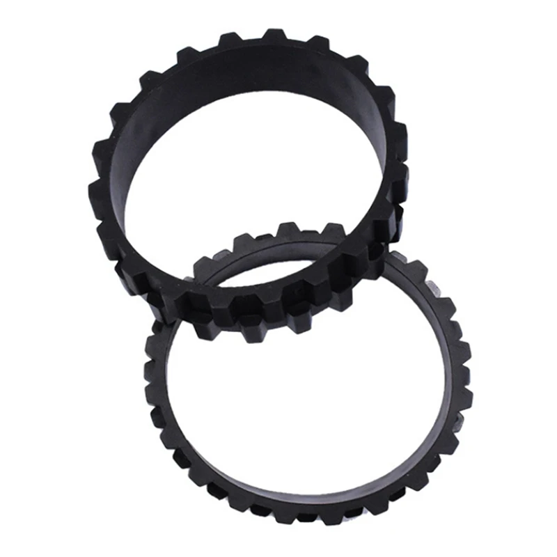 A23T 2PCS Tire Leather Replacement for 1ST 1S for Roborock T4 Vacuum Cleaner Strong Adhesion Easy Assembly