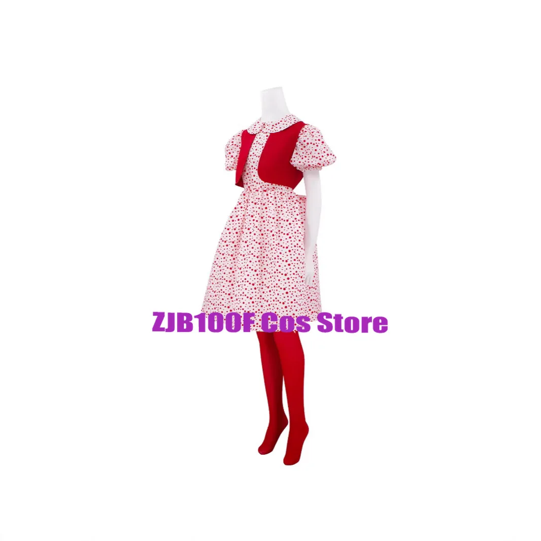 Christmas Cindy Coaplay Costume Kids Girls Plaid Dress Red Vest Wig Suit Monster Cosplay Anime Party Clothes for Women