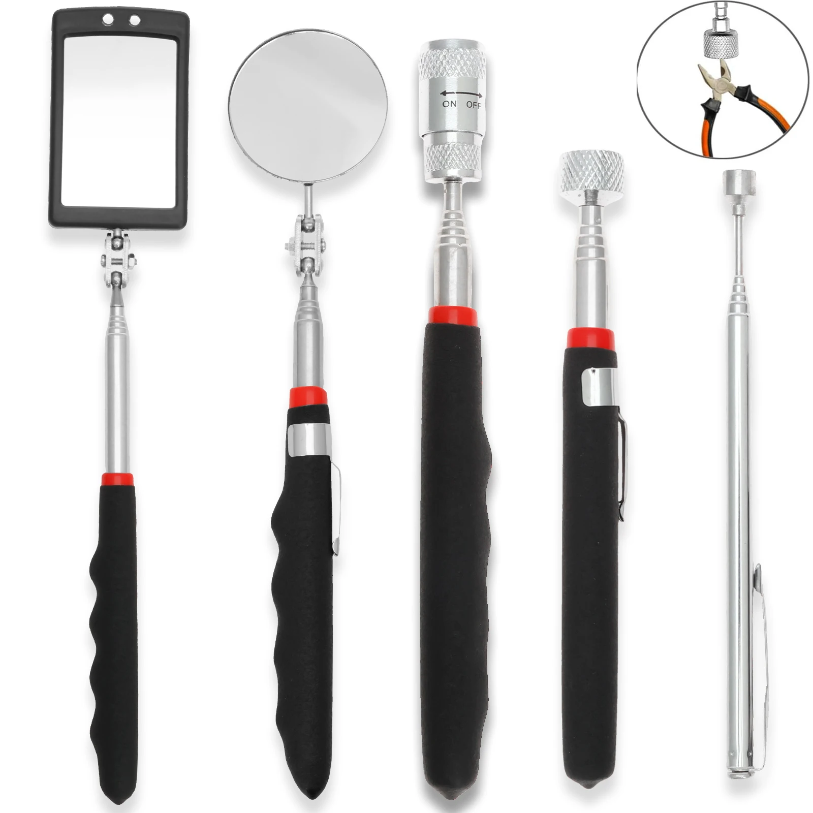 Portable Telescopic Magnetic Magnet Pen Metal Handy Pick-up Tools Capacity For Picking Up Nut Bolt Extendable Pickup Rod Stick