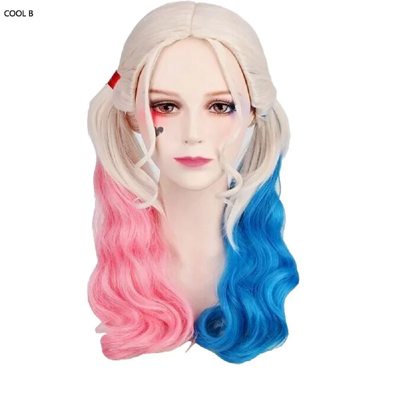 Aldult Kid Harley Cosplay Costumes Anime Figure Clothing Quinn Halloween Costumes for Women Suit Wig Role Play Party Clothes