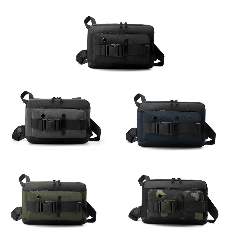Shoulder Chest Bag Men Crossbody Bags Multi-functional Tactical Sports Fashion