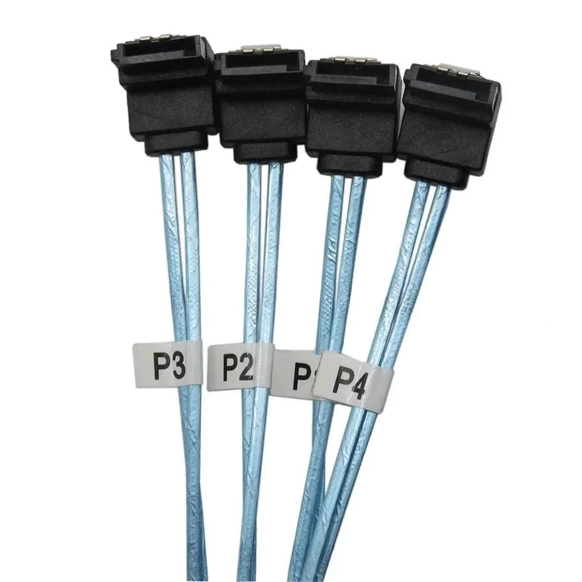 رائجة البيع Mini SAS SFF-8087 إلى 4X SATA ذكر 3.0 SSD كابل نقل البيانات عالي السرعة 1 إلى 4 0. كابلات الكمبيوتر كابلات الأجهزة