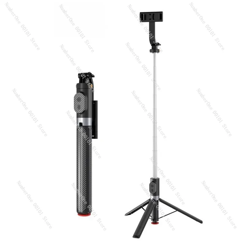 Universal Portable Selfie Stick, Handheld and Floor-Standing Tripod, Mobile Live Streaming, Travel and Tourism Multi-Functional