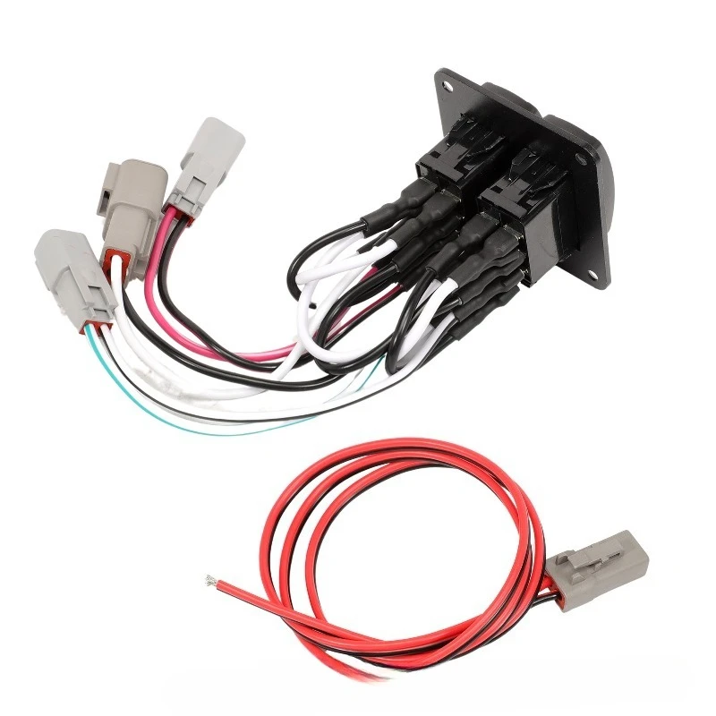 Dual Voltage Trim Tab Control Switch OE 10222211D 10222-211D Wave Board Replacement Switch FOR Marine Boat