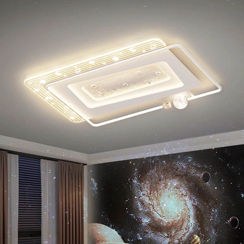 

Atmospheric Living Room Recessed Led Ceiling Lights Smart Whole House Modern Creative Eye Protection Planet Full Spectrum Lamp