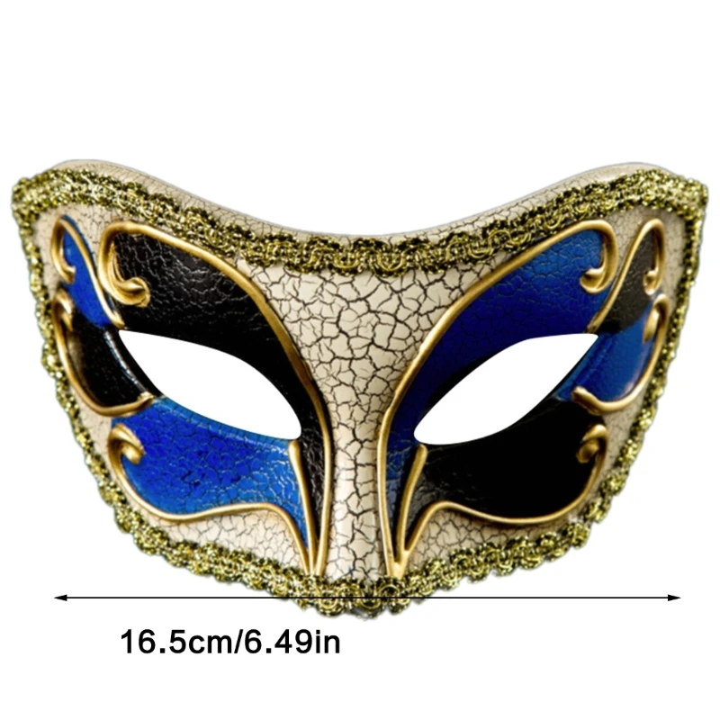 Hombre Mujer Mascarada Media Cara Halloween Eyemask Mascarada Disfraz Decoración