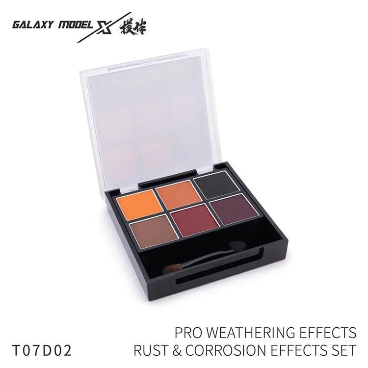 Galaxy T07D01-T07D06 6 Farben Weathering Master Pastellpulver-Set für Gunpla Militärmodell Figuren Diorama Realistische Effekte DIY – Detail 8