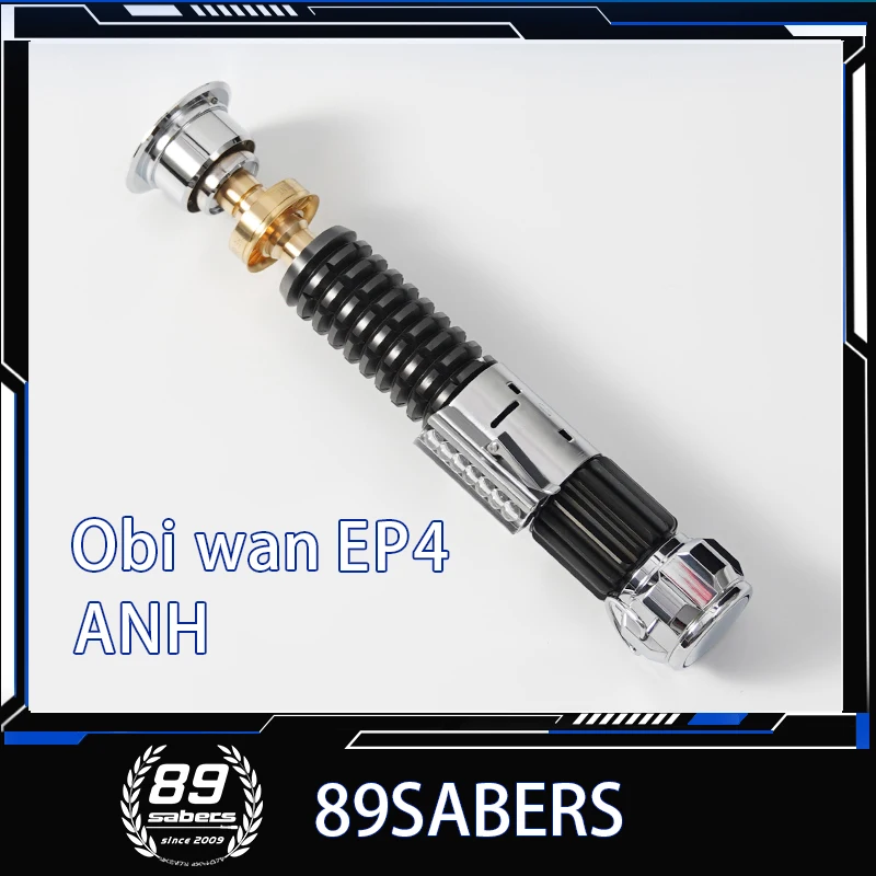 [89SABERS] Obi-Wan EP4, equipped with ProffieBoard v3.9 software, features 19 sound fonts and lighting effects, 1:1 replica.
