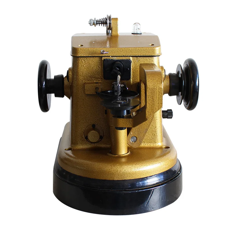 Leather fur machine Double line bag pull rope sealing medium and thick material leather patchwork sewing machine