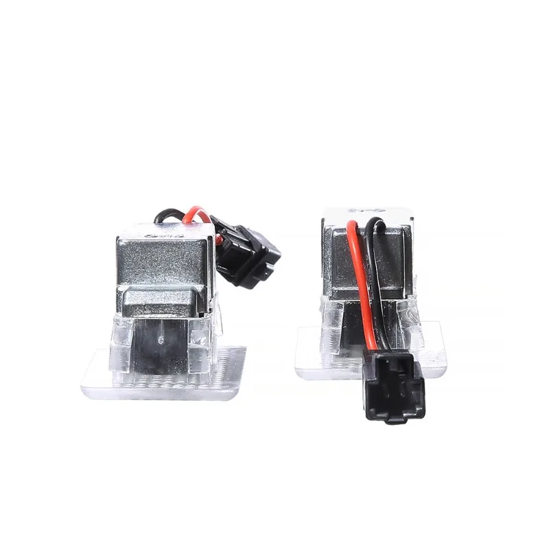 2pcs HD LED Car Door Badge Light Projector Courtesy Logo Lamps for Tesla Model 3 S X Y Car Goods Accessories Ghost Shadow Lamps