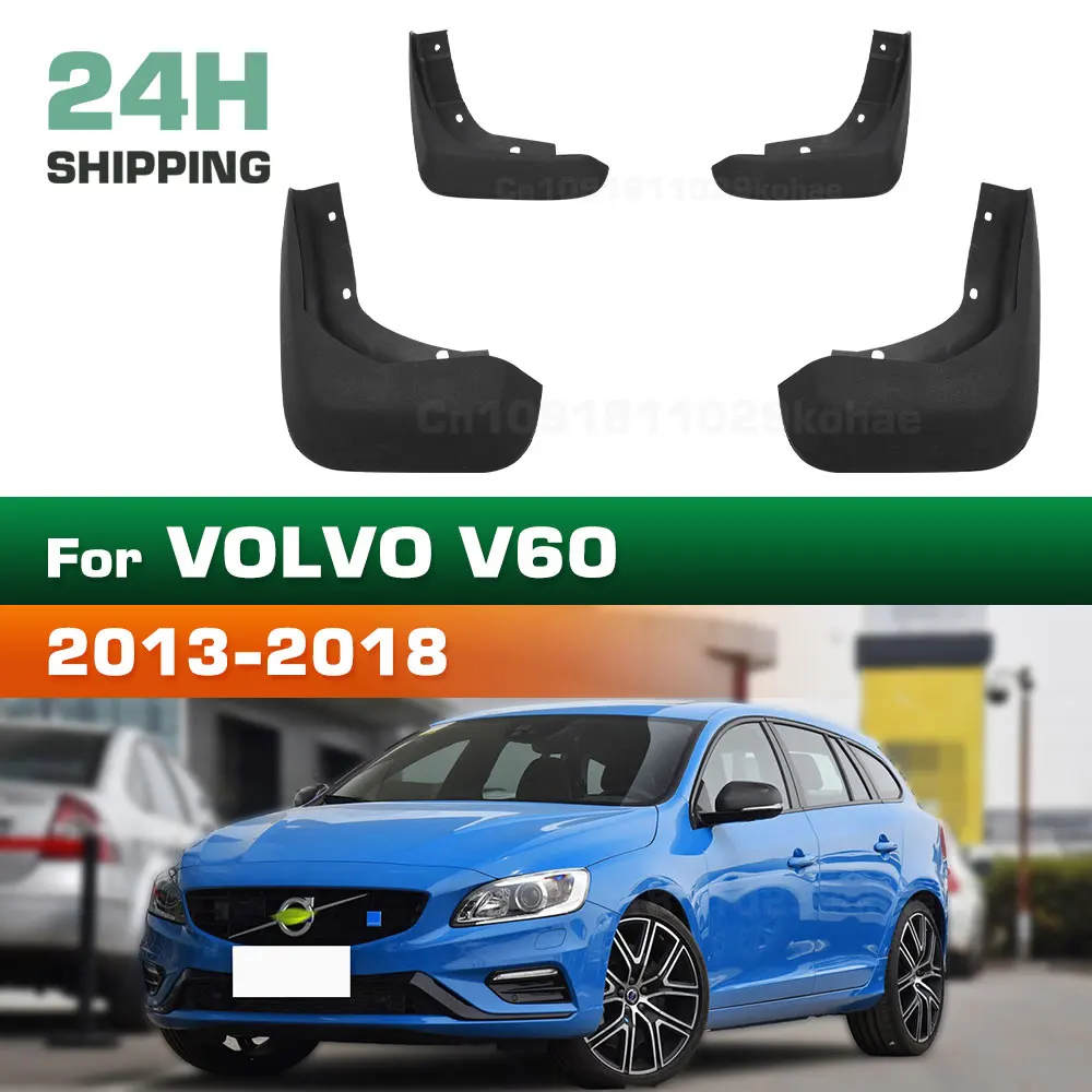 For VOLVO V60 /V60 Cross Country 2013 2014 2015 2016 2017 2018 2019 2020 2021 2022 2023 Fender Mudguard Mud Flaps Guard Splash