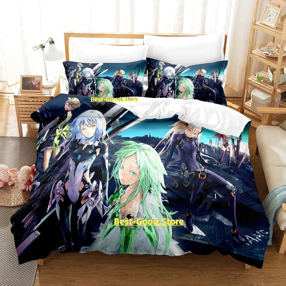 2024 Beatless Bedding Set Single Twin Full Queen King Size Bed Set Adult Kid Bedroom Duvetcover Sets Print Anime Bed Sheet Set