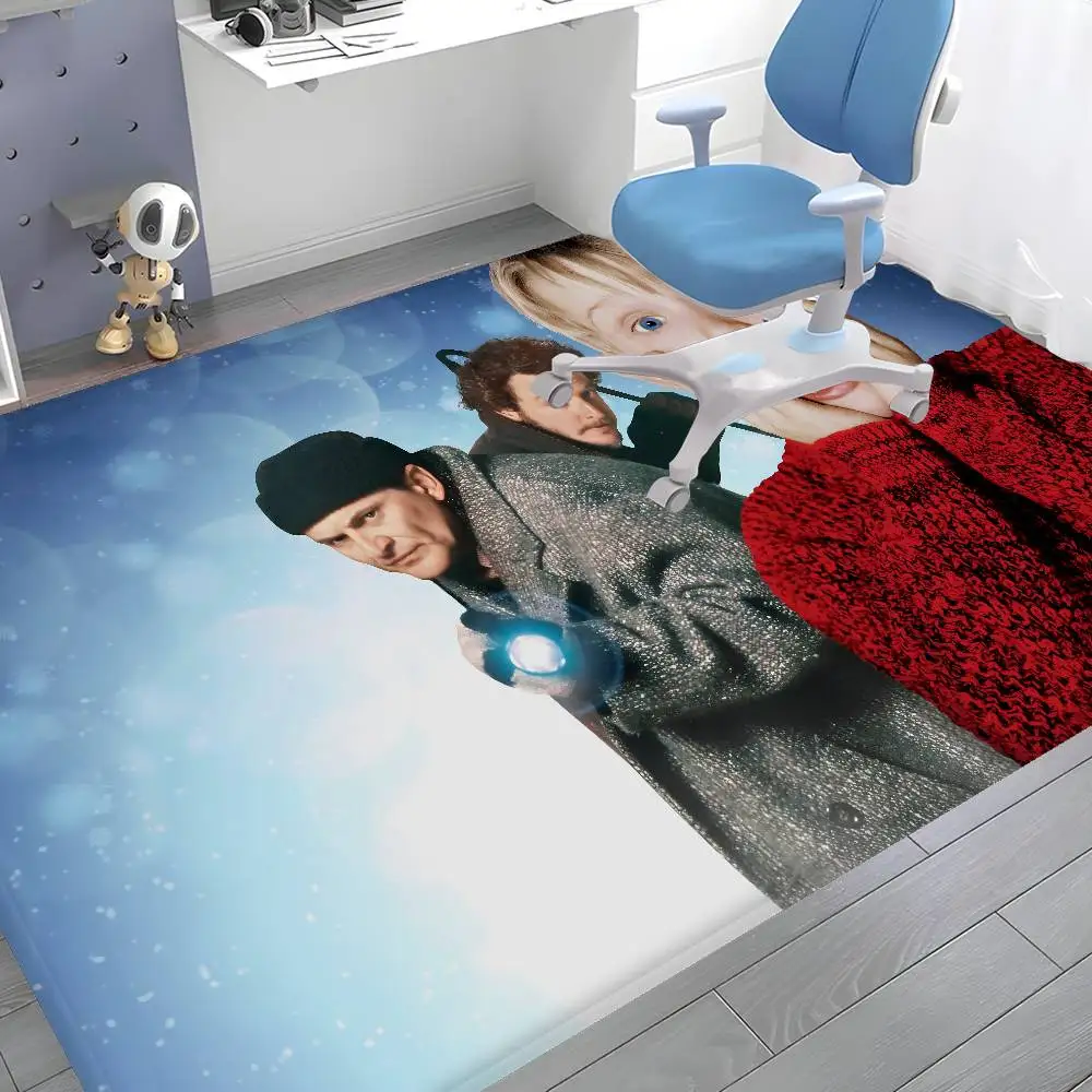 Klassische H-Home Alone Film-Bodenmatte, Retro, mehrere Auswahlmöglichkeiten, Wohnzimmer- und Küchenteppich, rutschfest, moderne Heimdekoration