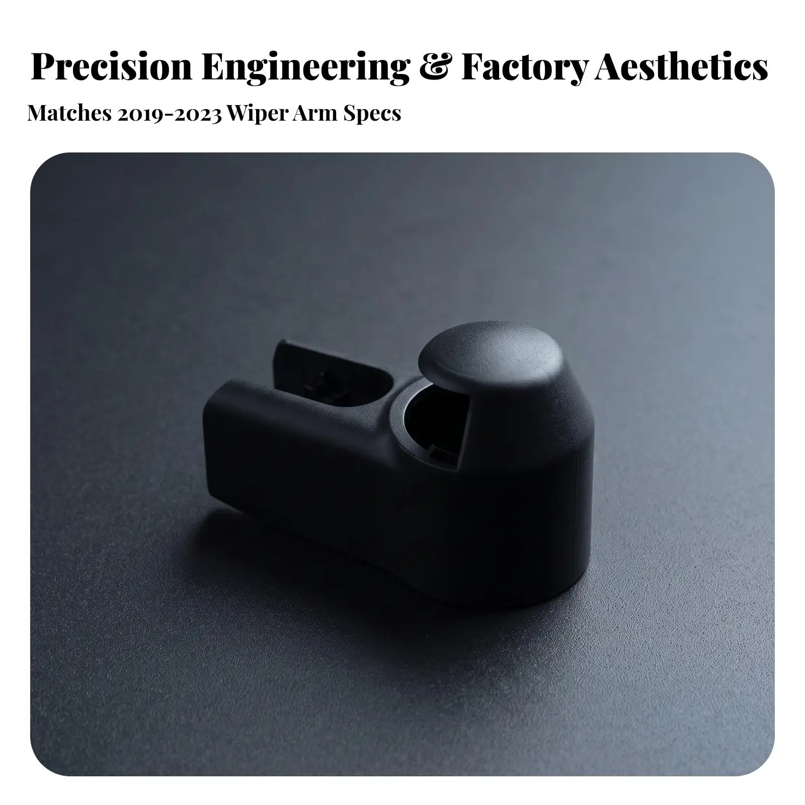 Rear Windshield Wiper Arm Bolt Cover Weather-Resistant Hardware Toolno-Tool