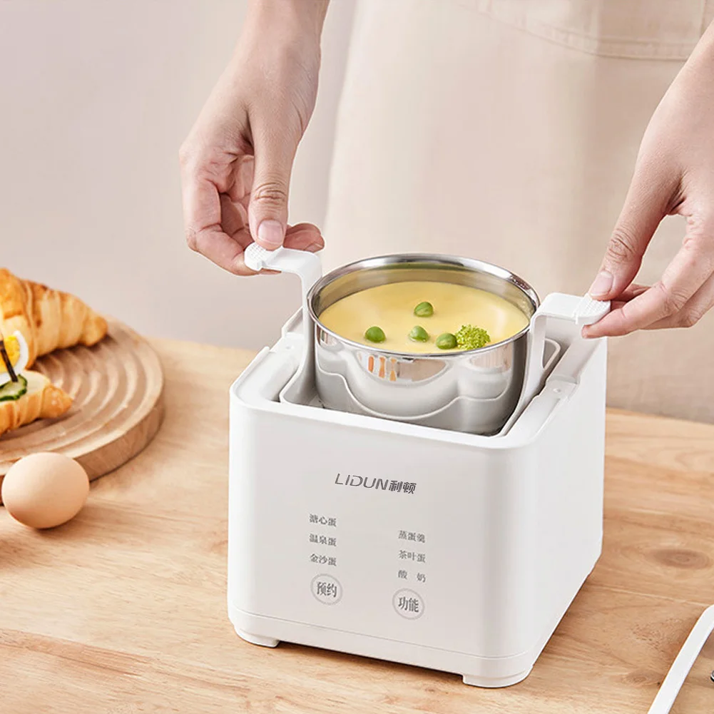 

220V Smart Egg Cooker 300W Automatic Steamed Boil Breakfast Machine Electric Egg Boiler Egg Custard Steaming Cooker