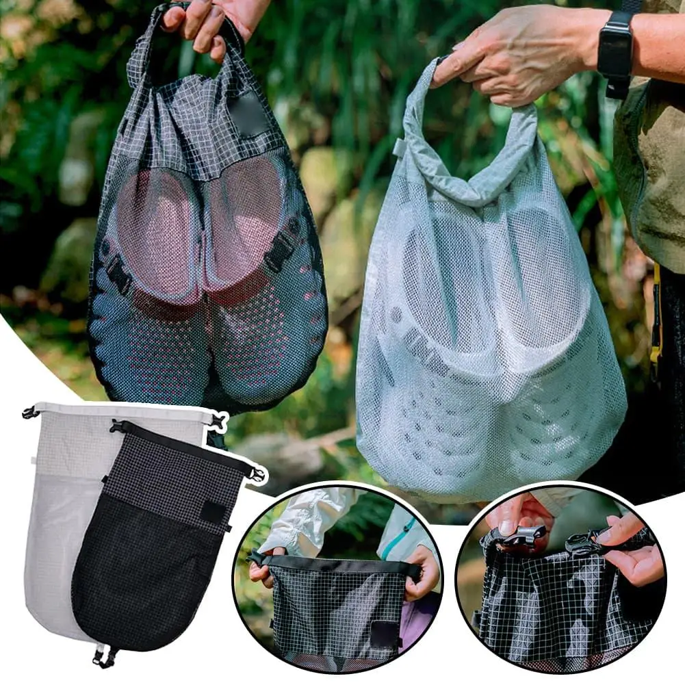 Outdoor Backpack Expandable Pocket Multifunctional Detachable Shoe Storage Bag for Hiking Climbing Travel