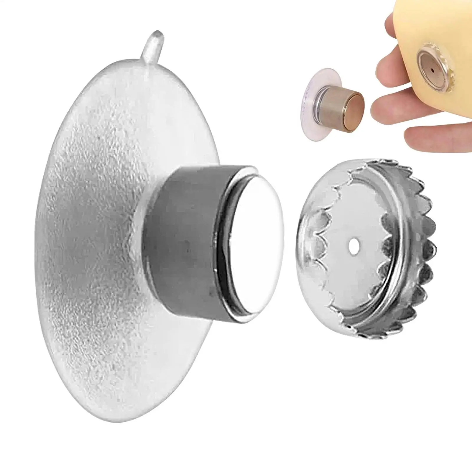 

Suction Soap Dish for Shower Magnetic Soap Magnetic Holder Bathroom Organizer for Tile Bathtub Corner Washroom Bath Kitchen Sink