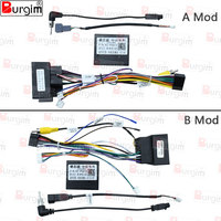 16PIN Android Radio Multmedia Harness Wire For Citroen Peugeot Car Stereo Audio Leads Connector Power Cord Cable Canbus Decoder