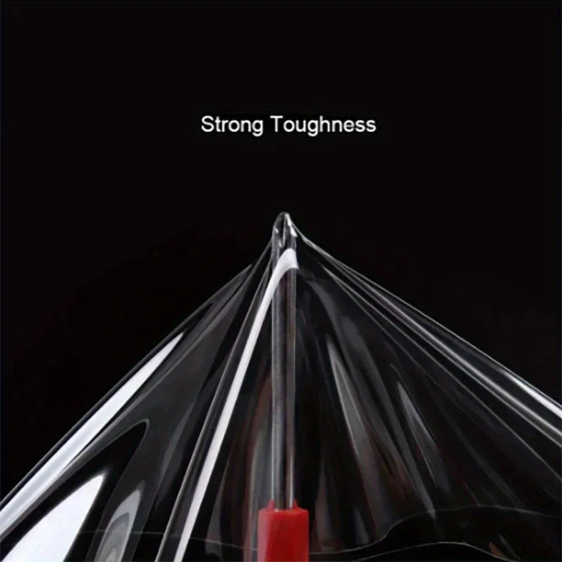 Car Headlight Film Fog Lamp Taillight Waterproof Protective Film Sticker Scratch Resistant Film Kit With Scraper Car Accessories - Image 5