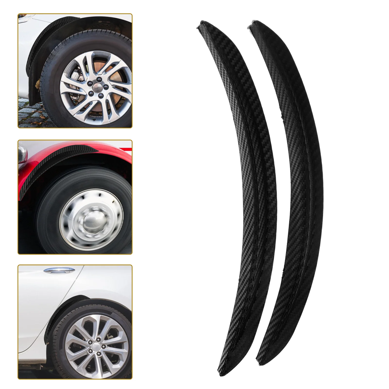 

2pcs Car Bumper Guards Car Bumper Protector Strip Anti-collision Edge Bumpers