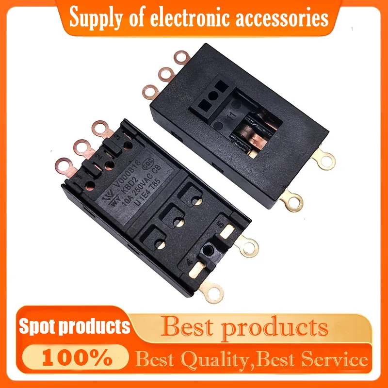 V000816 5pin 4-speed KBD2 hair dryer tube toggle switch Large and small wind push sliding switch 10A250V T85