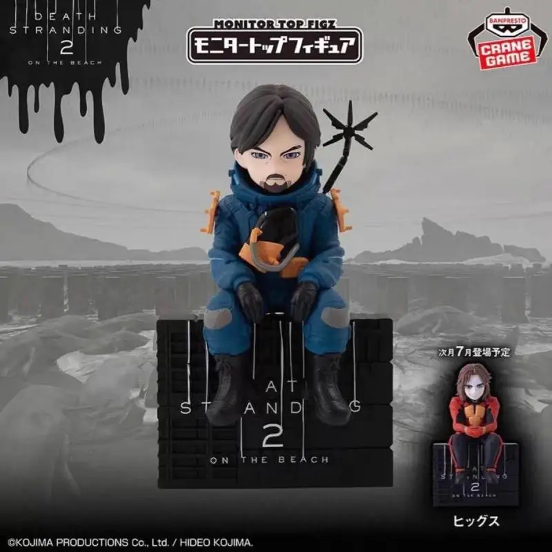 Genuine BANPRESTO DEATH STRANDING 2 ON THE BEACH Monitor Top Figure - Higgs And Sam Figure Model Original Collector Figurine Toy