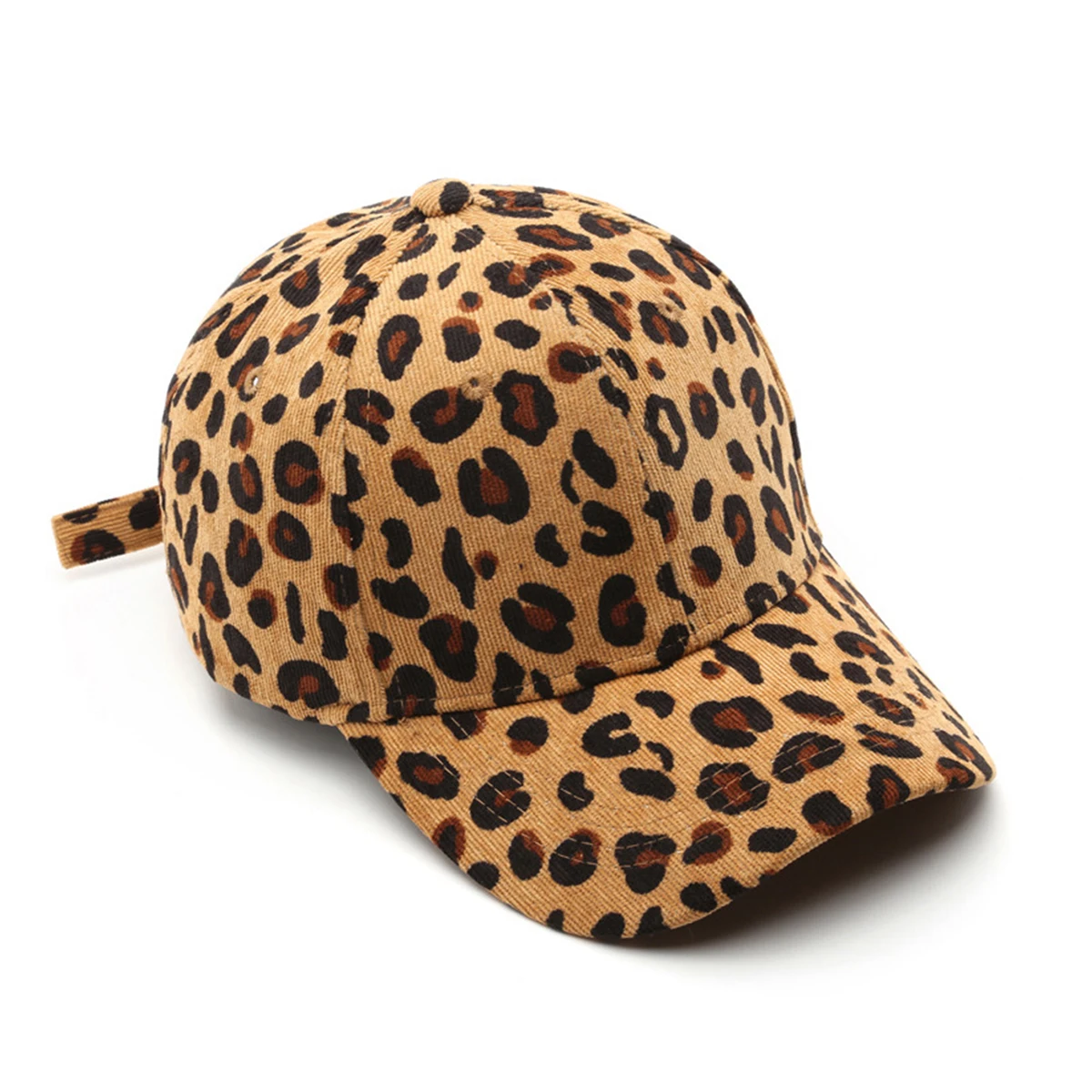 IL KEPS Leopard Corduroy Women\'s Winter Hat Women\'s Baseball Cap Snapback Hip-Hop Cap Accessories Cotton Plain Female BQM363