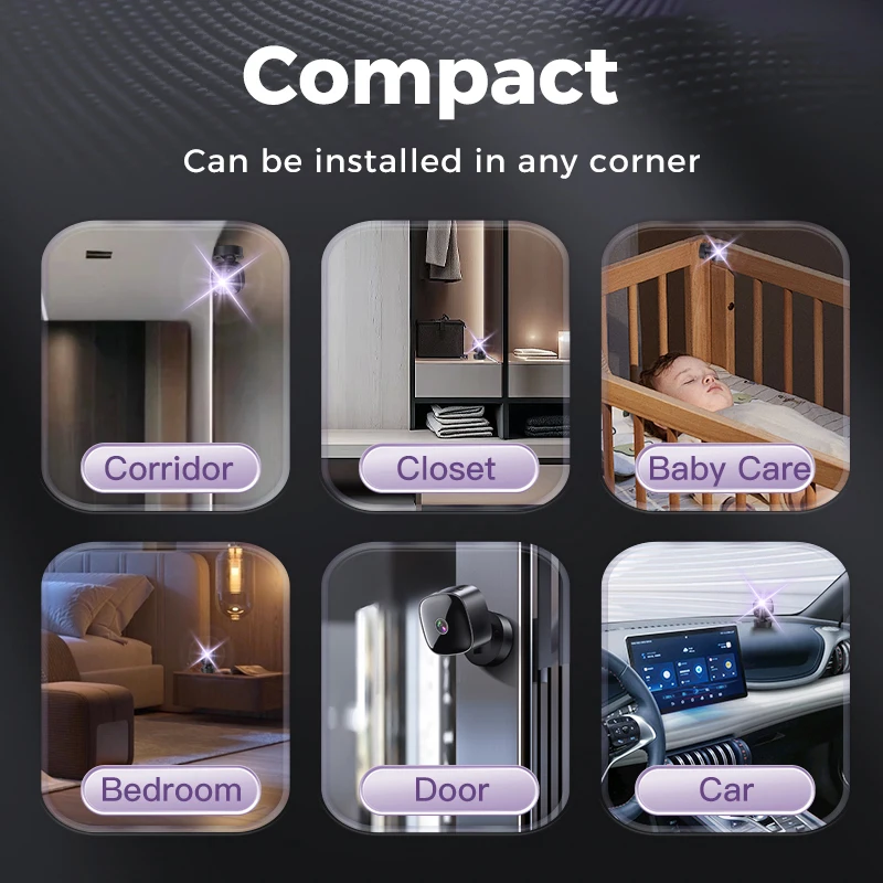 4K HD Mini Camera Wifi Camera Wireless Security Protection Remote Monitor Camcorders Video Surveillance Home Smart Camera 2025