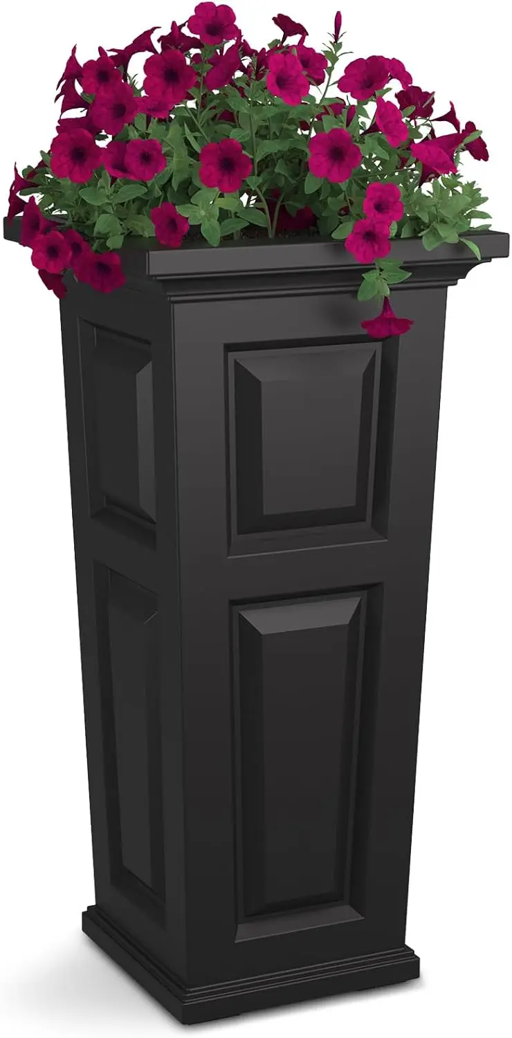 

32-дюймовое кашпо с автополивом - всепогодный дизайн для улицы, террасы, веранды или прихожей