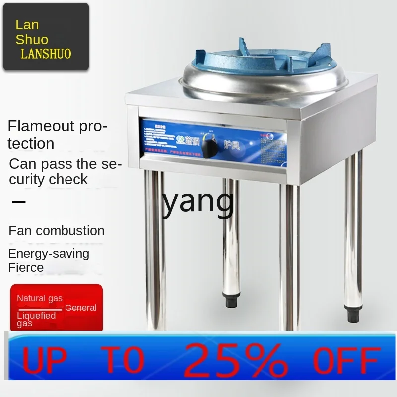 CX  flameout protection hotel commercial natural gas with blower steel single stove