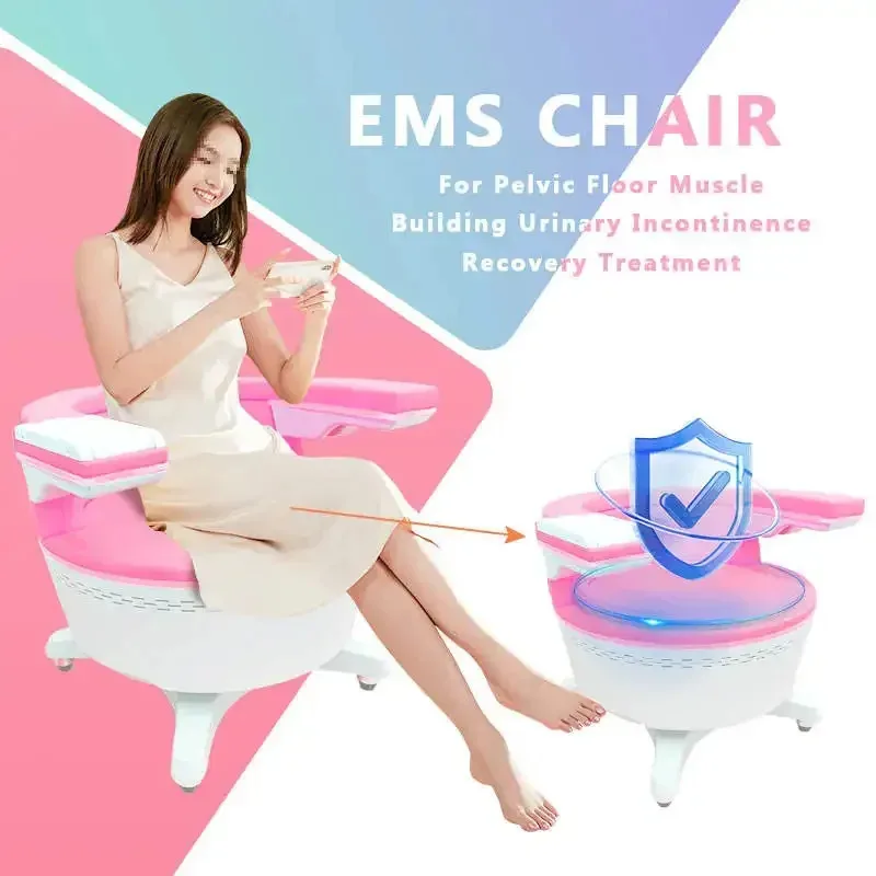 Stimulateur musculaire électromagnétique Non invasif du plancher pelvien 2025EMS, chaise de réparation urinaire post-partum, exercice pour la santé des femmes