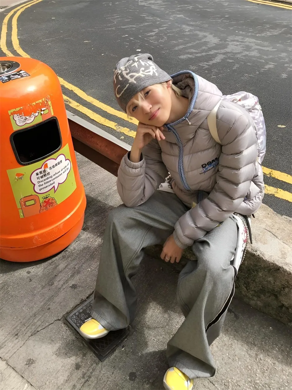 Trendy Cotton Jacket Unisex Loose Fit Autumn Winter Outerwear Commuter Friendly Ribbed Hooded Versatile Slimming Style