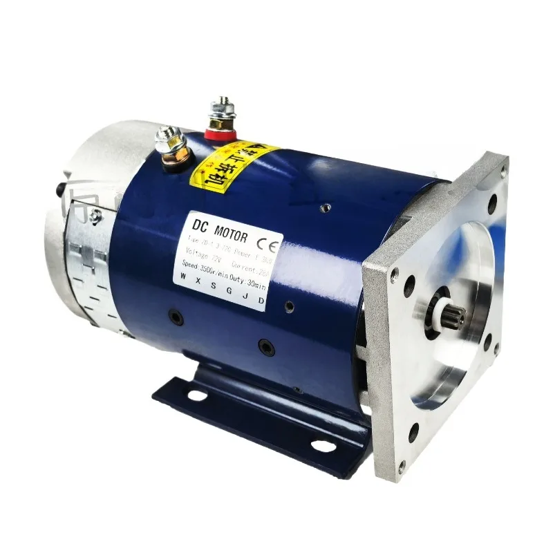 Electric Excitation Motor Power Unit Motor 72V 0.8Kw Hydraulic Motor Applicable To Pumping Stations Such As Sanitation Vehicles