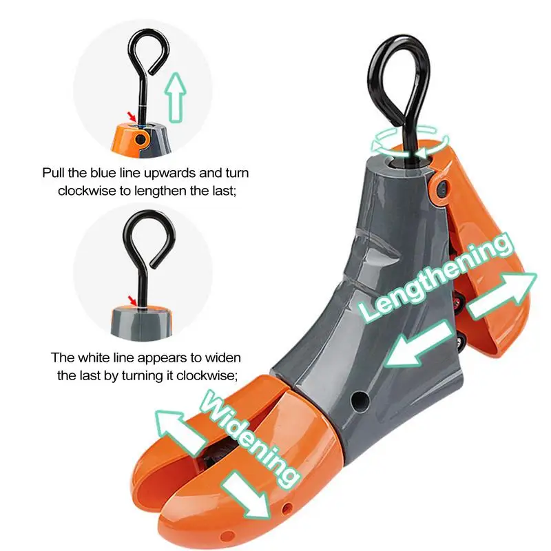 1Pcs Wide Foot Shoe Stretcher Athletic Shoe Stretcher 4-Way Adjustable Expander Universal Shoe Stretcher For Leather Shoes