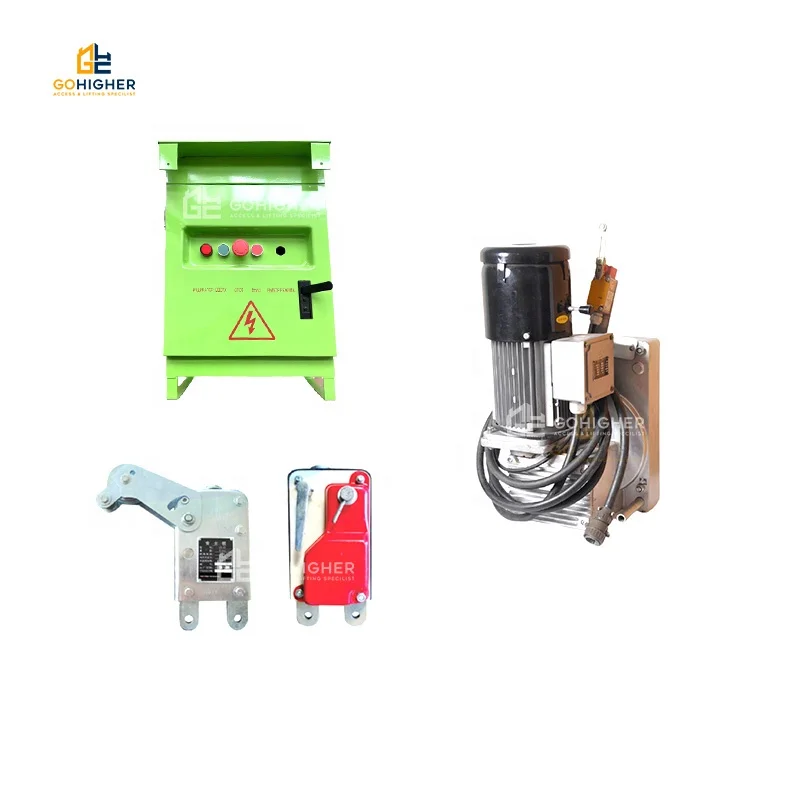 Plataforma suspendida de cuerda, piezas de repuesto para andamio, Motor de elevación Para Andamio Colgante, caja de Control verde, Motor Zlp 1000 de elevación Ltd 630