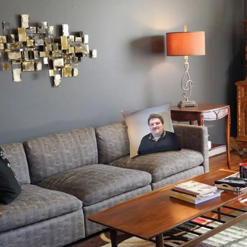 كول Drachenlord ساحة رمي كيس وسادة ديكور المنزل ثلاثية الأبعاد اثنين الجانب المطبوعة المطر وينكلر غطاء الوسادة للأريكة