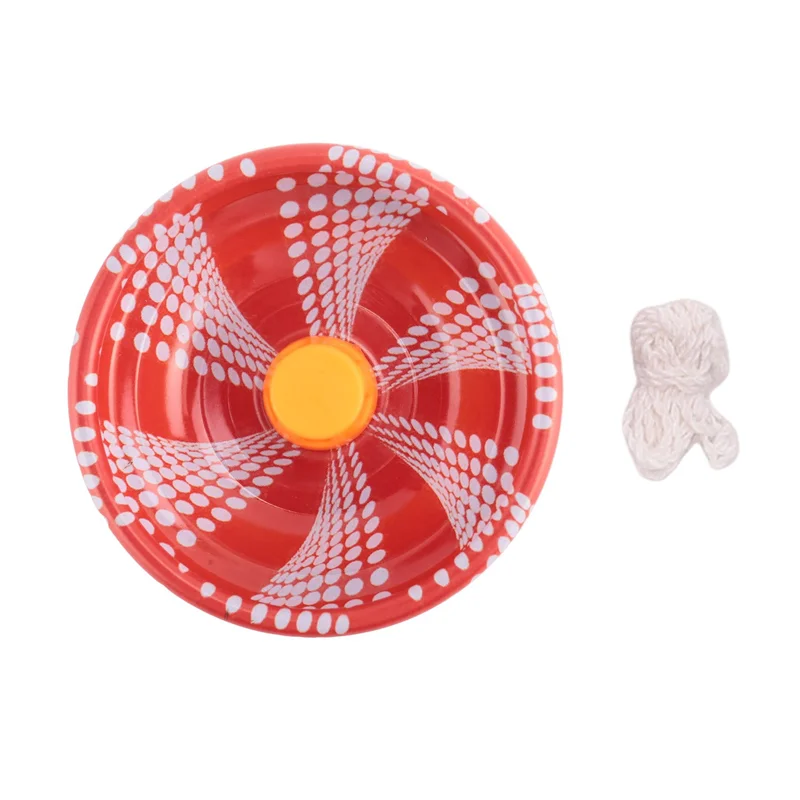 FBIL-10Pcs سبيكة كرات يويو الاستجابة الملونة استجابة الكرة المعدنية المبتدئين سلسلة خدعة الكرة للمبتدئين