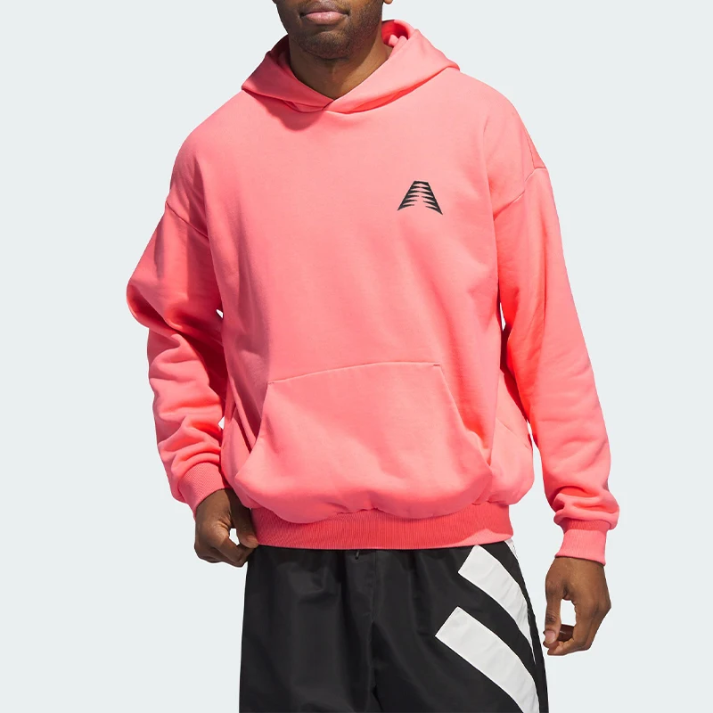 

Adidas Genuine Trefoil Men's Basketball Sports Knit Hooded Sweatshirt IR5638