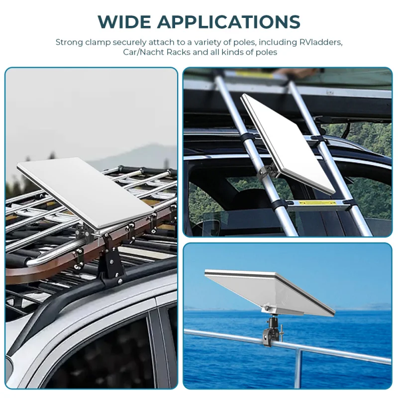 Для Starlink Mini Mount Mini4 RV Fence Открытый мобильный кронштейн Регулируемый угловой зажим Адаптер