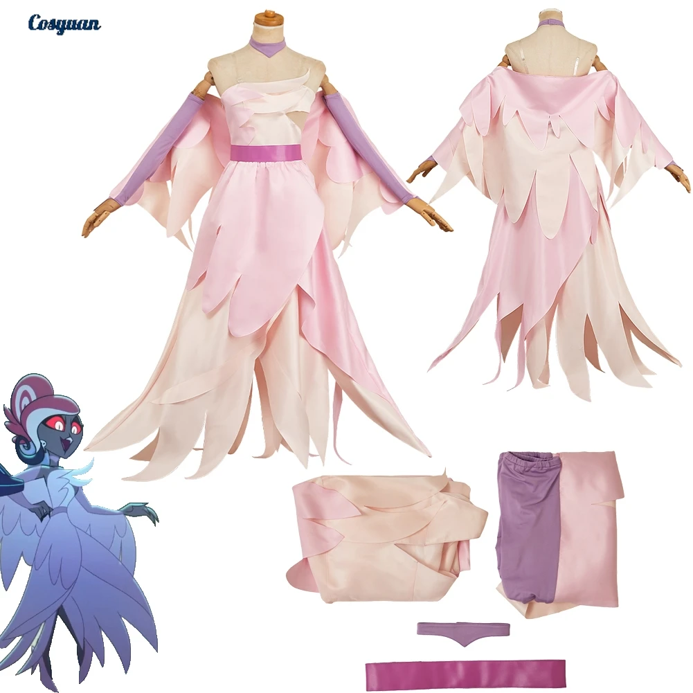 

TV Hell Inn Cosplay Velvette Dresses Clothes Women Adult Party Disguise Roleplay Female Halloween Costume Carnival Outfits Suits