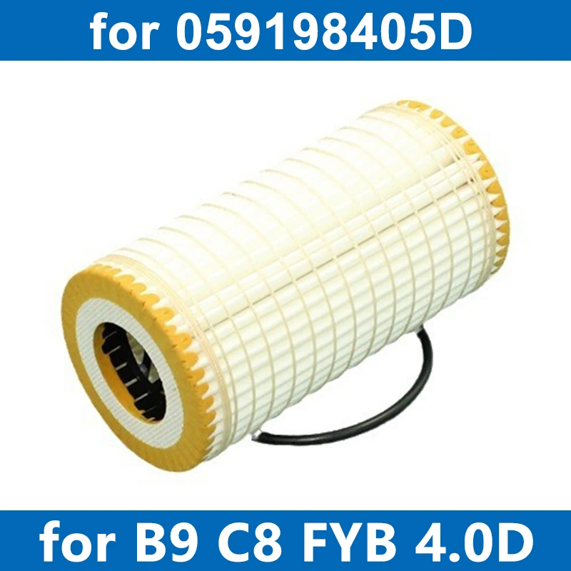 1/6/10PCS Car Oil Filter 059198405D For B9 C8 S4 A5 S5 A6 S6 A7 S7 Q5 SQ5 F53 F5A 4A2 4KA FYB FYT 4.0D Engine 2019~