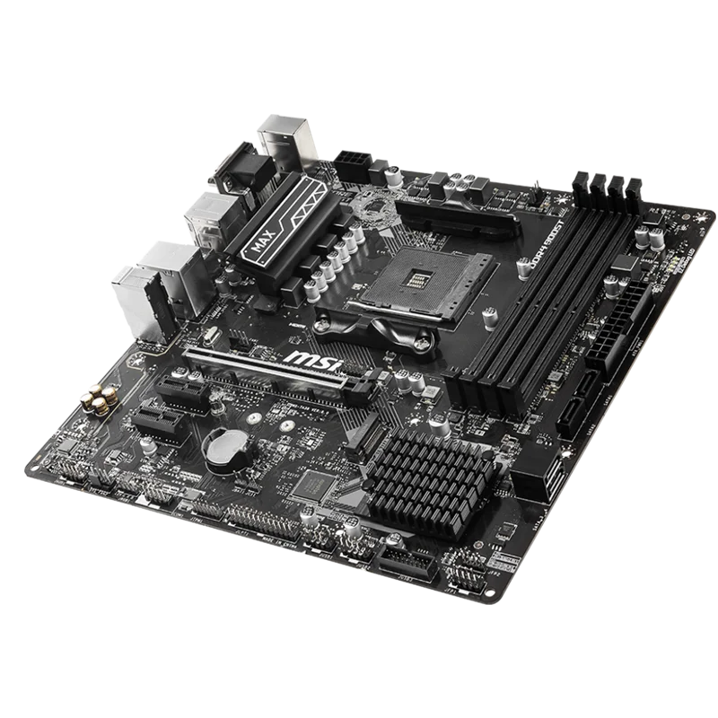 اللوحة الأم MSI PRO B450M PRO-VDH MAX AM4 AMD B450 Micro ATX AMD #5