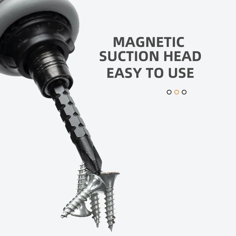 Mini Ratchet 13 in 1 Magnetic Precision Screwdriver Set Telescopic Labor-Saving Hand Tool with Phillips Slotted Dual-Purpose Hea