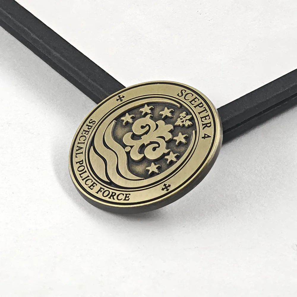 Anime K Project Brosche Scepter 4 Spezialpolizeidienst Metall-Abzeichen Cosplay-Kostüm-Zubehör Tokyo Legal Affairs Bureau Anstecknadel – Detail 7