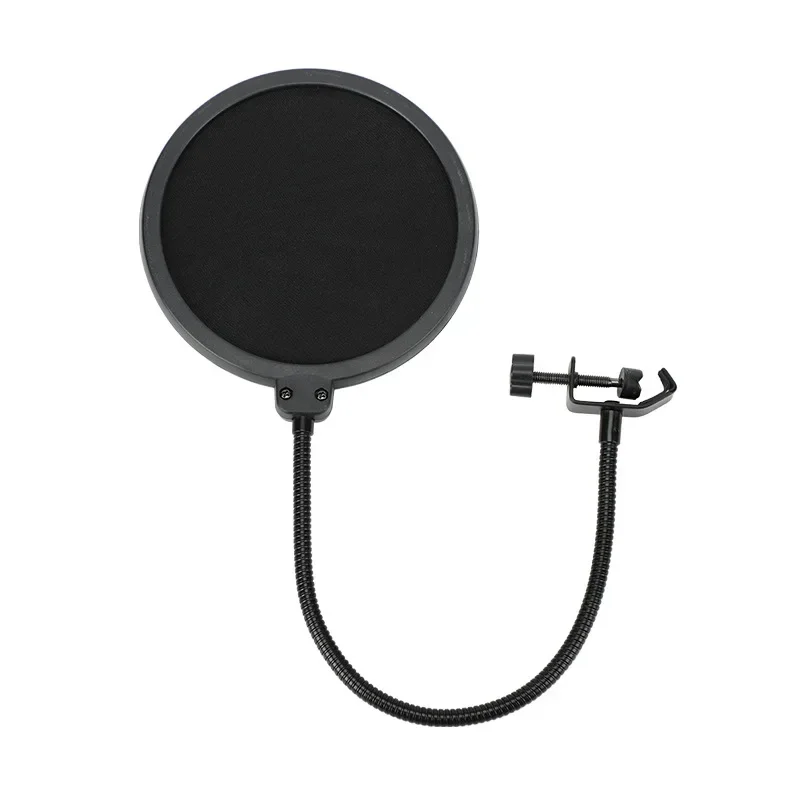 Double Layer Studio Microphone Pop Flexible Wind Screen Sound Filter Mask Mic Shield for Speaking Recording Accessories