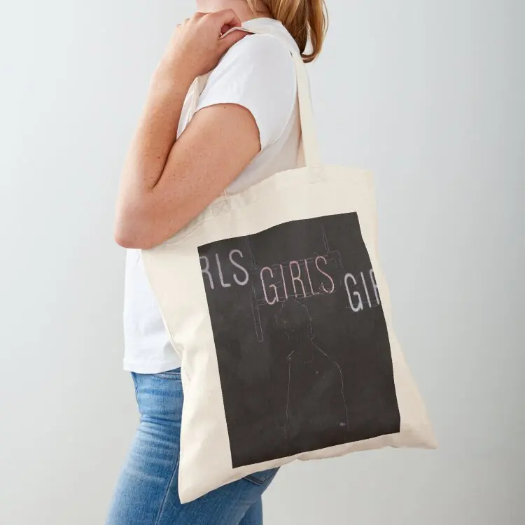 

Girls - The 1975 (Inked) Tote Bag shopping bag logo free delivery bags reusable grocery bags Gift bag
